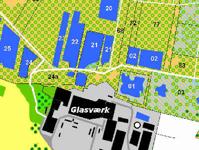 Kort over Skarvkoloni